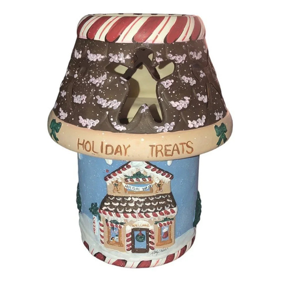 KATHY HATCH COLLECTION New Creative Candy Store Jar Candle Holder Christmas Xmas - Picture 1 of 10
